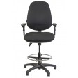  PS06D  Draughtsman & Counter Chair + Optional Chrome Footring & Height Adjustable Arms