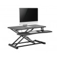 Ergo-Postural Sit Stand Desk Converter at Full Height