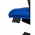 Optional Synchro Mechanism with Seat Mounted Controls may be mounted on left or right side of the seat