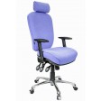With Optional Teardrop Headrest, Aluminium base, Durham Height/Depth Adjustable Arms & Lumbar Support.