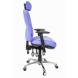 With Optional Teardrop Headrest, Aluminium base, Durham Height/Depth Adjustable Arms & Lumbar Support.