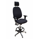 PS06DCC Draughtsman or Counter Chair with Pressure Relief Coccyx Seat 